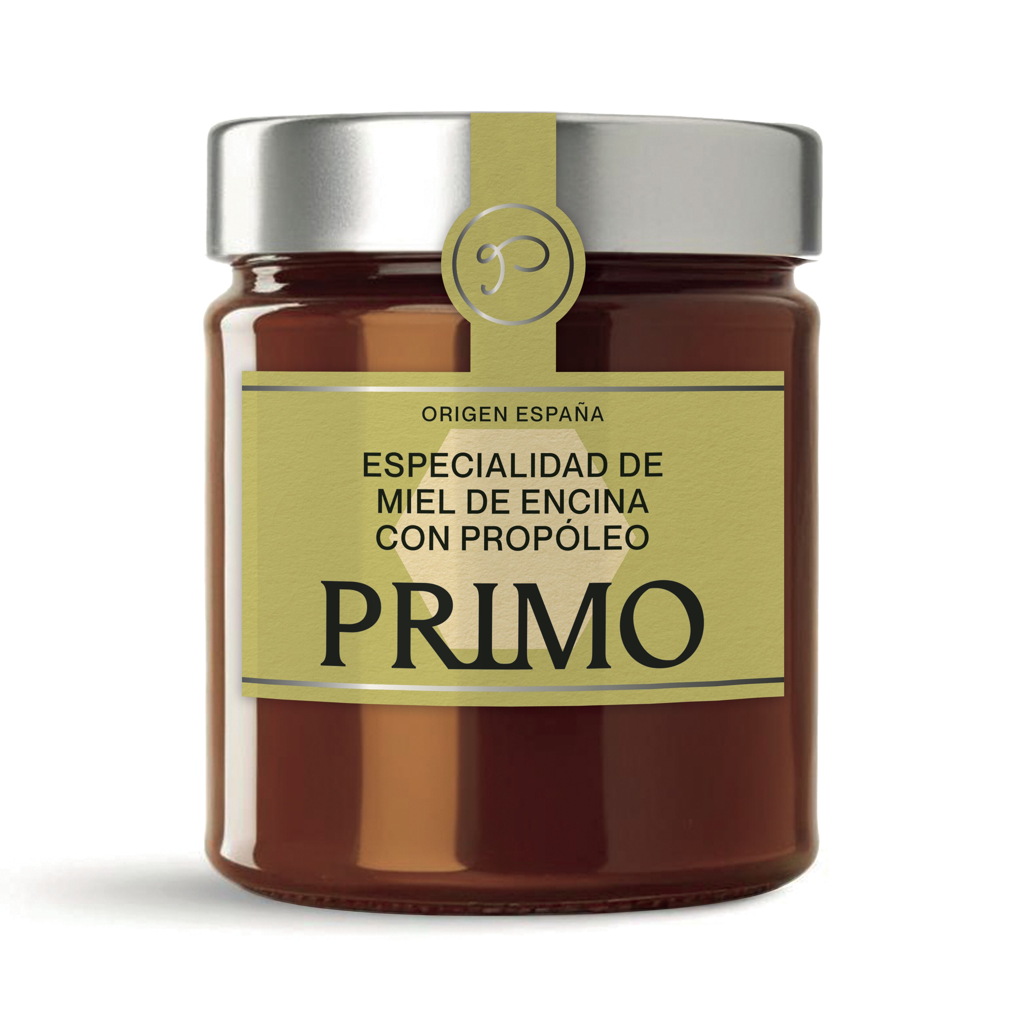 Miel de encina con propóleo - Tarro de cristal 250g