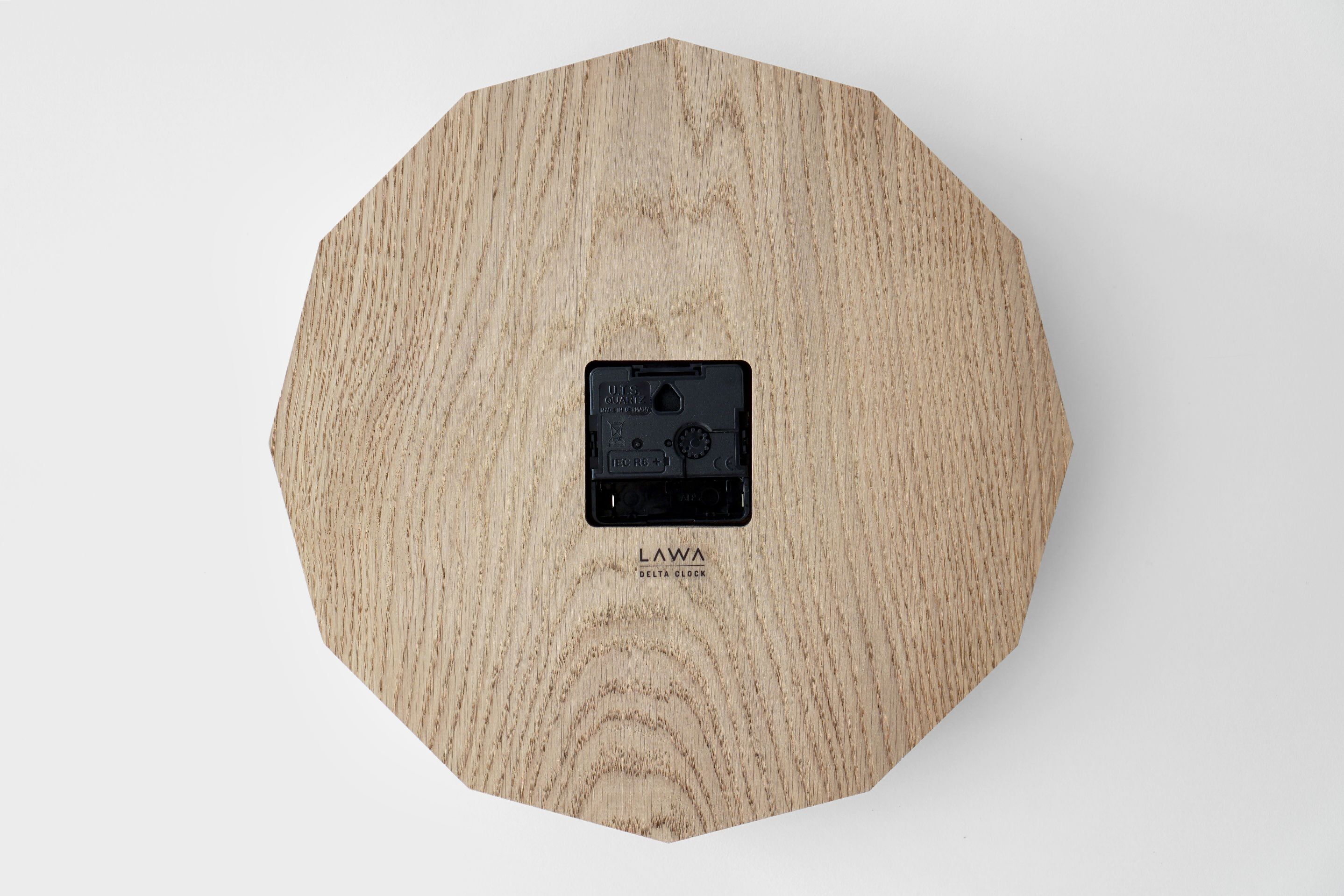 【美品】LAWA DELTA CLOCK オークホワイト Buy wholesale Delta Clock Oak (with white hands) - Wooden Wall Clock