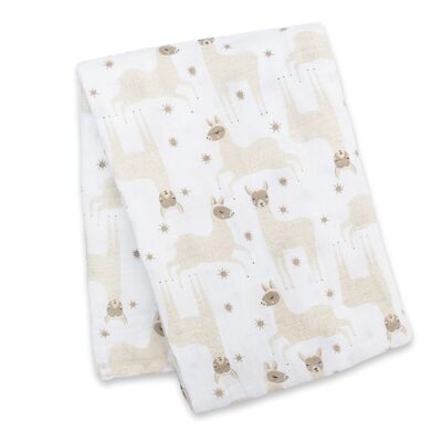 Lulujo Swaddle 120x120 - Lama moderno