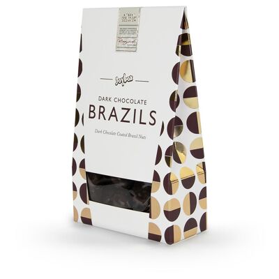 Nueces de Brasil con chocolate amargo