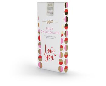 Tablette de chocolat au lait - Love You