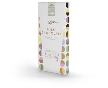 Tablette de chocolat au lait - Joyeux anniversaire