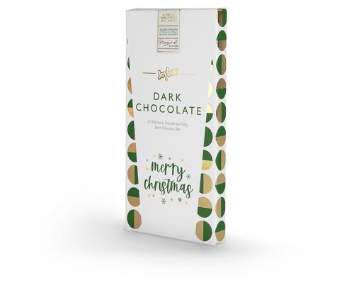 Dark Chocolate Bar - Merry Christmas