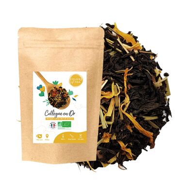 Collegue en Or - ORGANIC Black Tea Mango, Lime and Pineapple - 100g