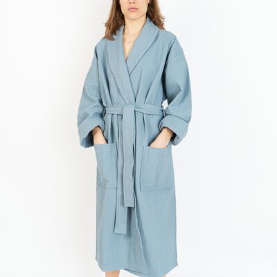 Bathrobe Waffle | Warm Blue S/M