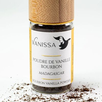 Bourbon-Vanillepulver 100 % gemahlene Bohne – Madagaskar