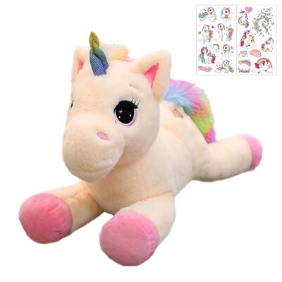 15 inch Children Plush Unicorn Animal Teddy Soft Toy - Pink