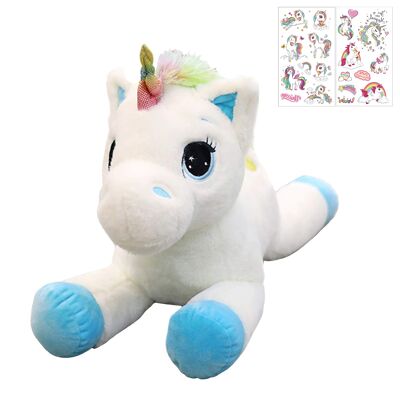 15 inch Children Plush Unicorn Animal Teddy Soft Toy - White