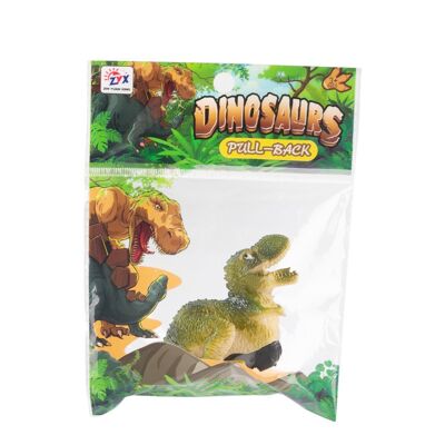 I giocattoli tirano indietro le macchinine dei dinosauri - T-rex