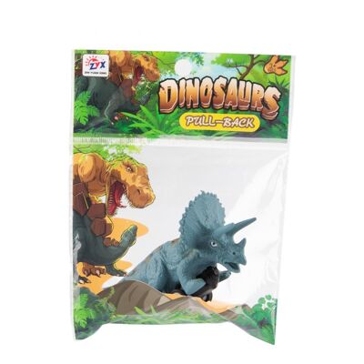 Spielzeug Ziehen Sie Dinosaurier-Autos zurück - Triceratops