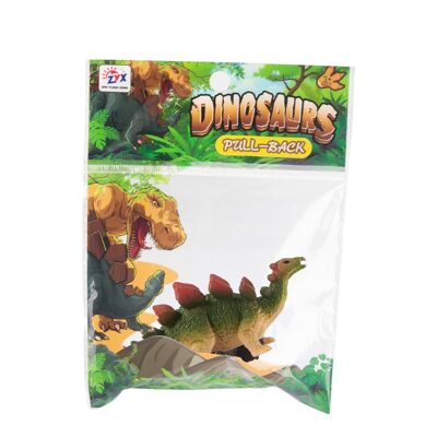Spielzeug Ziehen Sie Dinosaurier-Autos zurück - Stegosaurus