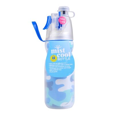 Botella de spray Mist Lock Blue Camo 470ML