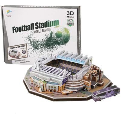 Rompecabezas del estadio de Stamford Bridge modelo 3d