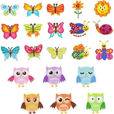 Diamond Painting Sticker DIY Kit - 21 Pack