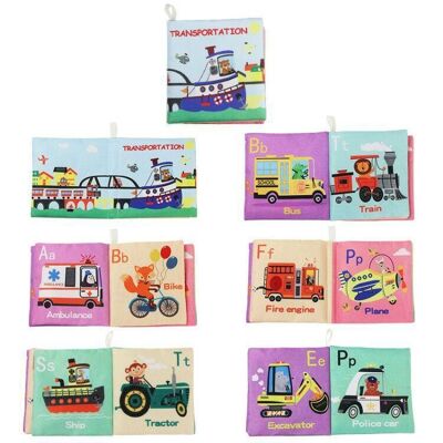 Cloth Books for Babies - Transportation