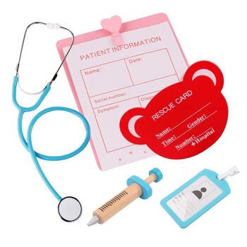 Trousse médicale en bois 3