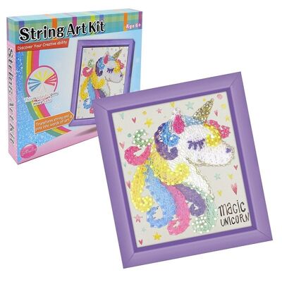 Kit de arte y manualidades con hilo de unicornio
