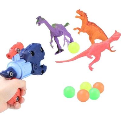 Juego de disparos de dinosaurios para desmontar juguetes