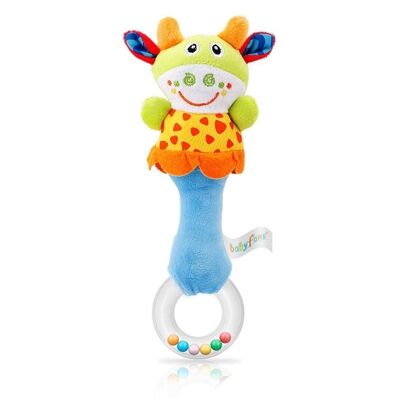 Soft Baby Rattle Shaker - Cattle