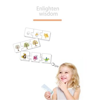 Jouets Puzzle éducatif en papier - Puzzle de connaissances sur l'évolution des jouets 4
