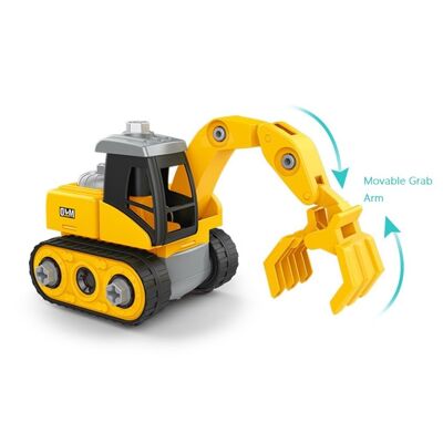 Toy Take Apart Construction Car Toy - Grab Machine