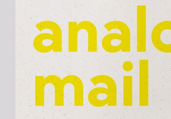 carte postale de courrier analogique 2