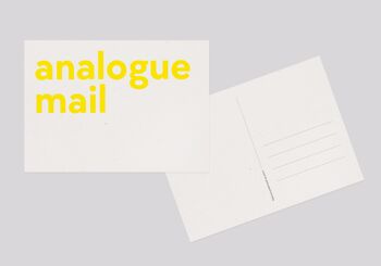 carte postale de courrier analogique 3