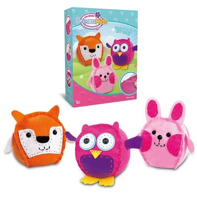 Kit de costura DIY Felt Friends - Animal del bosque