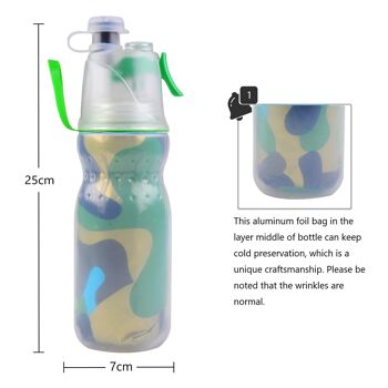 Mist Lock Vaporisateur Vert Camo 470ML 2