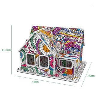 Puzzle de coloriage 3D Puzzle de coloriage artistique 4 en 1 pour les enfants - Version A 5