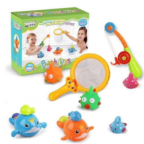 Bath Time Toys 8pcs