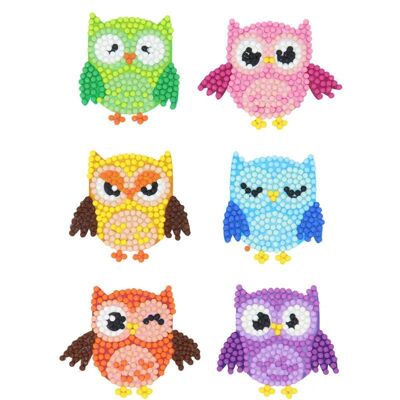 Diamond Painting Sticker DIY Kit - Owl