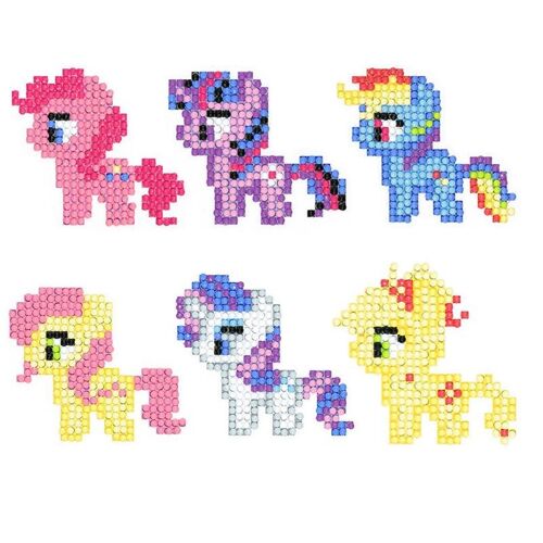 Diamond Painting Sticker DIY Kit - Pony