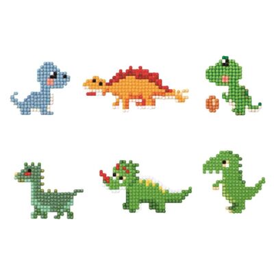 Diamond Painting Sticker DIY Kit - Dinosaurio