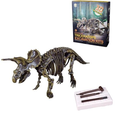 Kit d'excavation de dinosaures Dig it Out - Triceratops