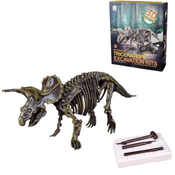 Kit d'excavation de dinosaures Dig it Out - Triceratops 1
