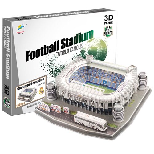 Madrid Santiago Bernabeu Stadium 3D Puzzle
