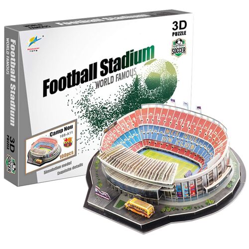 Achat Puzzle 3D Stade Camp Nou 100pcs en gros