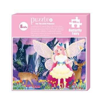 Puzzle en papier fée papillon 1