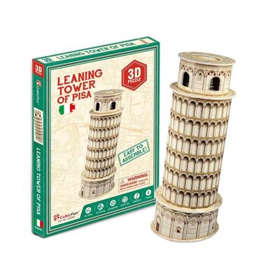 Rompecabezas 3D Torre inclinada de Pisa 8 piezas