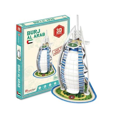 Rompecabezas 3D Bur Dubai Hotel 17 piezas