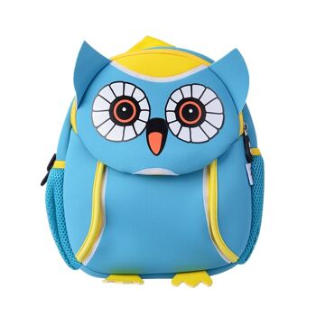 Sac à dos hibou bleu 1