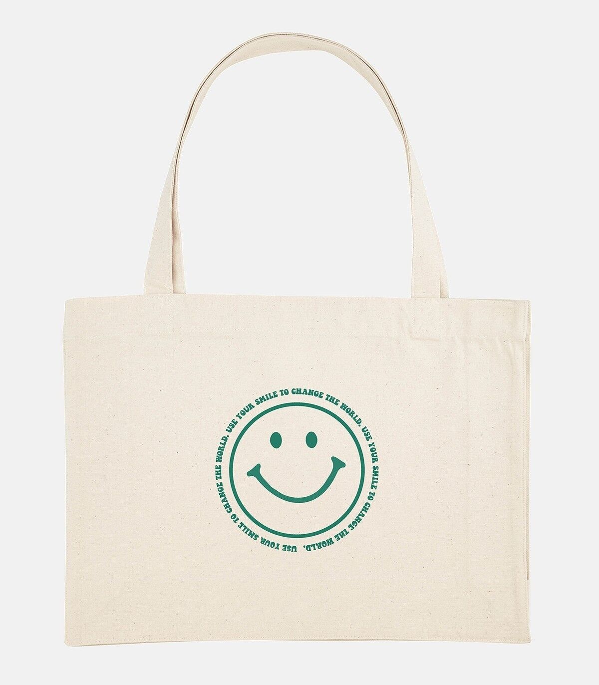 SMILE-TASCHE AUS RECYCELTER BAUMWOLLE