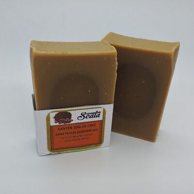 Natural coffee soap