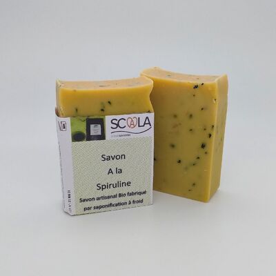 Spirulina soap