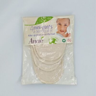 Mini make-up remover gloves