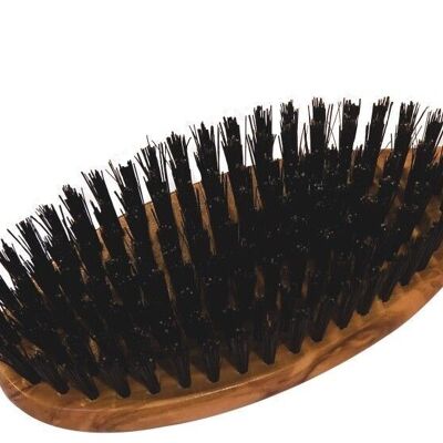 Spazzola per capelli in legno d'ulivo