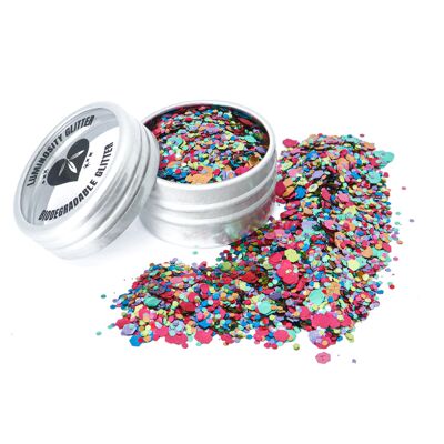 Rainbow Smash Eco Glitter Blend – Biologisch abbaubare Glittermischung