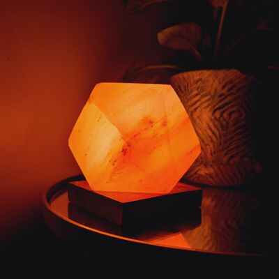 Himalayan Crystal Salt Lamp - Diamond