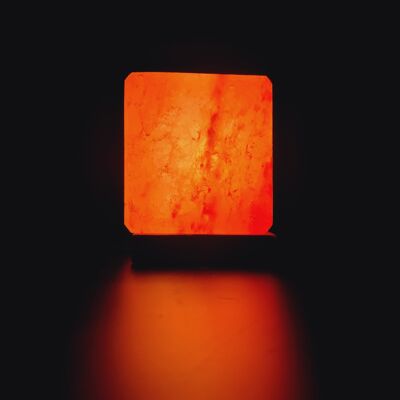 Himalayan Salt Crystal Lamps (Pyramid, Cube, Oval/Egg, Natural Aroma Lamp) - Cube Lamp